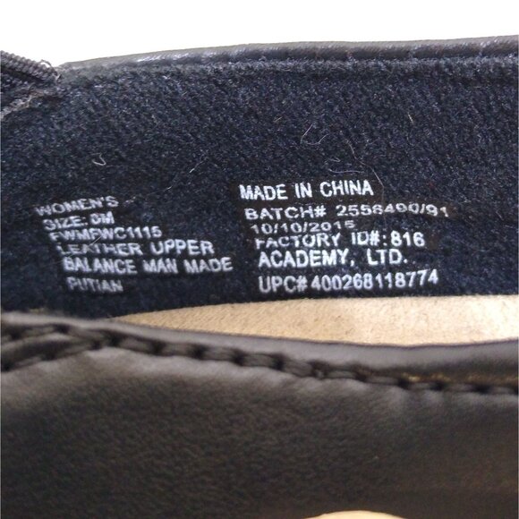 Magellan Outdoors Leather Upper Slip-On Ankle Booties Putian Women Size 8M Black - Picture 7 of 7